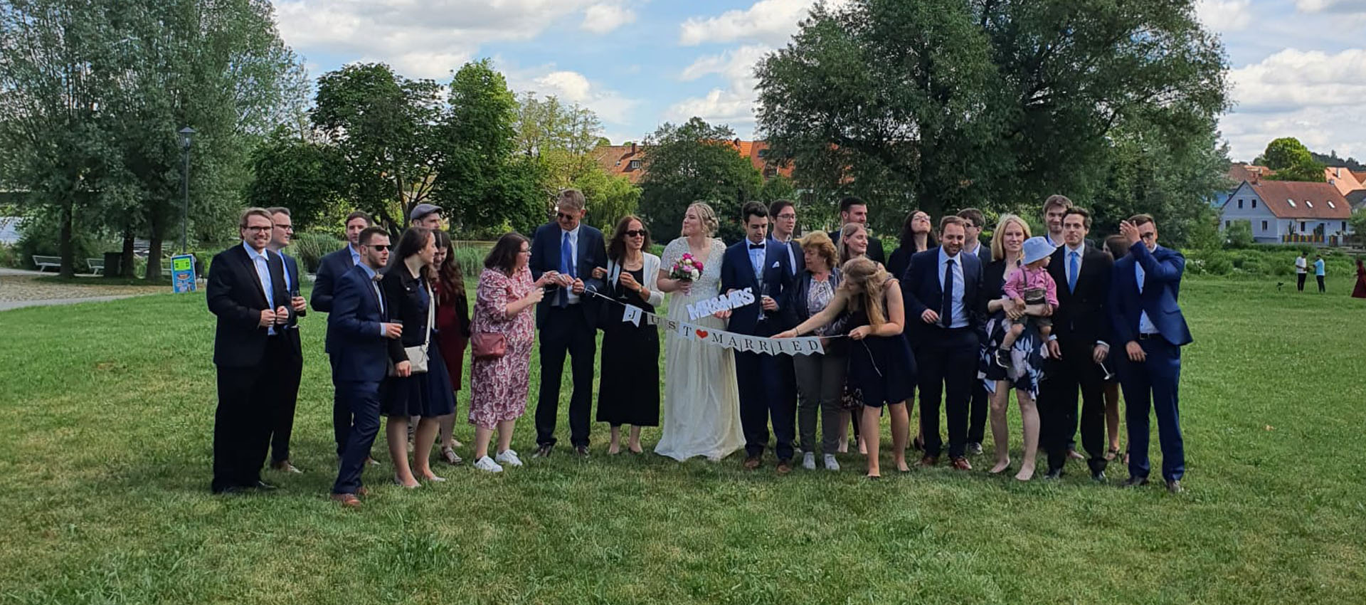 Hochzeit: Romantischer Sektempfang am Schmidwöhr 